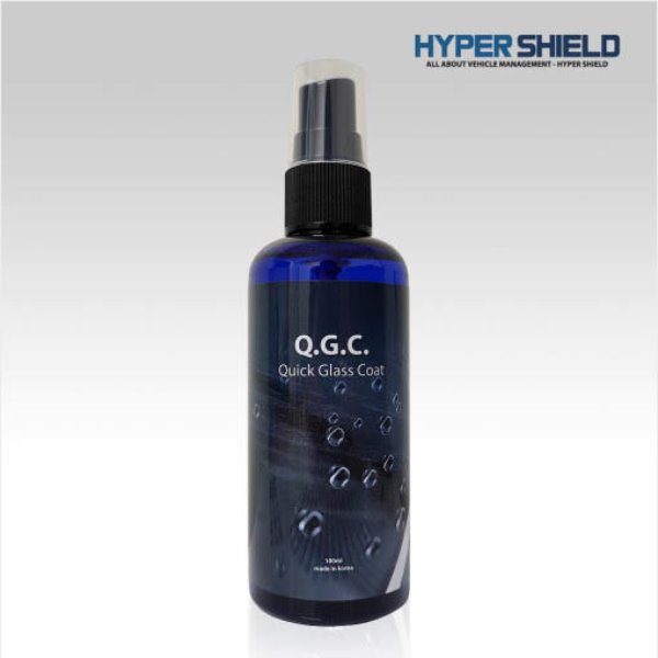 HYPER SHIELD 하이퍼쉴드 유리발수코팅제 QGC 100ml (H2) 엔공구 특별 상시할인!