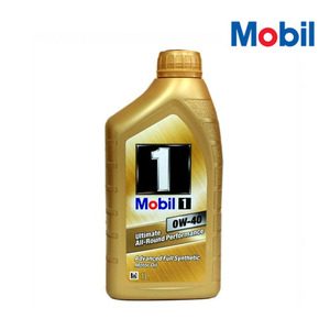 MOBIL1 모빌원 0w40(1L) 골드 100%화학합성엔진오일 1EA 모빌코리아 공식 정품 엔공구 특별 상시할인!