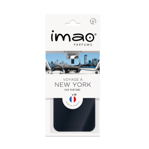 프랑스 명품 차량용 방향제 이마오 imao parfums 카드형 NEW YORK (블랙) 엔공구 특별 상시할인!