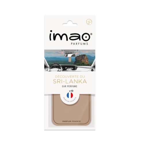 프랑스 명품 차량용 방향제 이마오 imao parfums 카드형 SRI-LANKA (브라운) 엔공구 특별 상시할인!